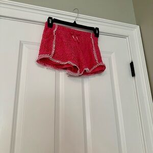 Jessica Simpson Pink Textured Shorts